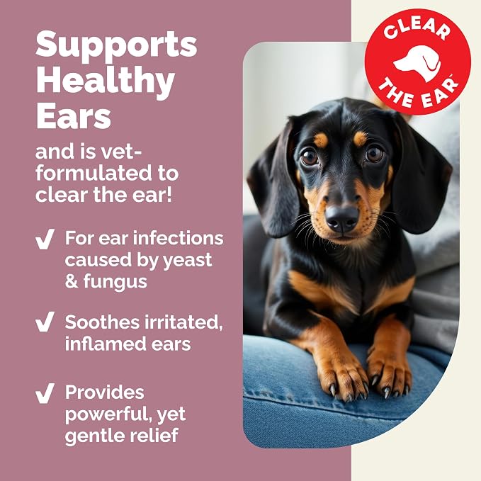 Vetnique Oticbliss Dog Ear Infection Treatment with MicroSilver BG