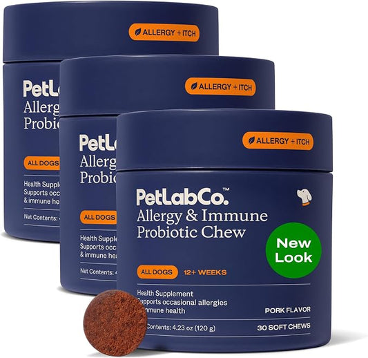 PetLab Co. Allergy & Immune Chews - Pork, 3-Pack