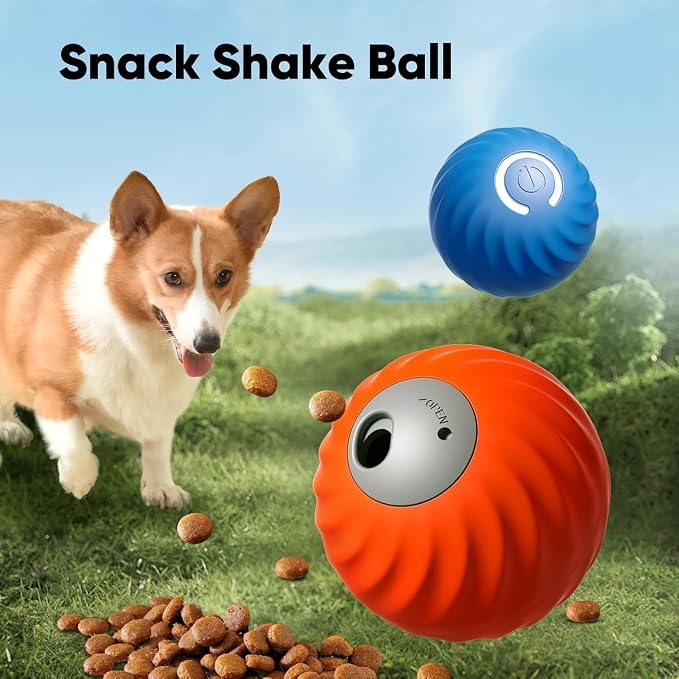 FUNNYDUCK Interactive Dog Toys, Treat Dispensing Dog Feeder Puzzle for Dogs | Enrichment Treat Dispenser Toy to Keep Small, Medium and Large Dogs Busy and Engaged During Feeding and Daily Play