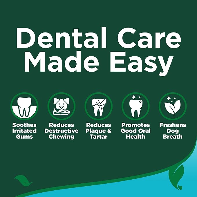 Vet's Best Dog Toothpaste & Toothbrush Dental Care Kit, With Brush 3.5 oz | Enzymatic Toothpaste for Dogs, Toothbrush & Finger Brush Included, Helps Remove Plaque & Freshen Dog Breath, Vet Formulated