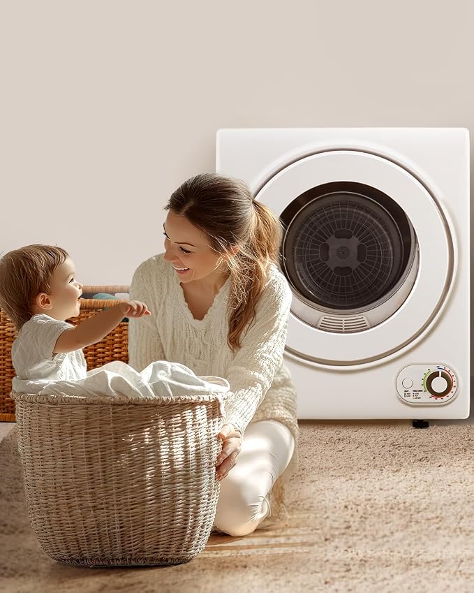 Feelfunn 850W Portable Clothes Dryer with 4 Automatic Drying Modes