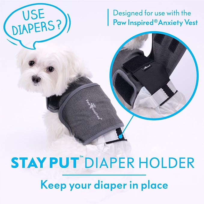 Paw Inspired Dog Anxiety Vest, Large, Large