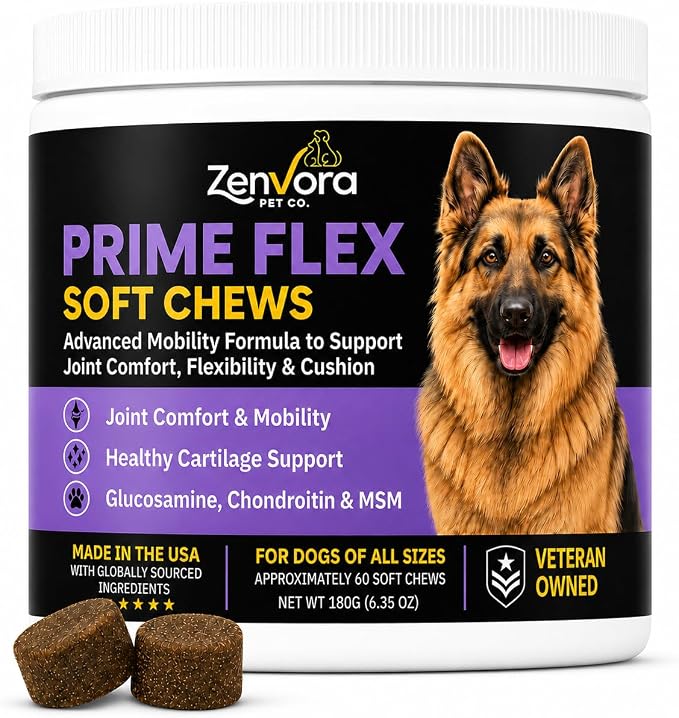 Pet Co. Prime Flex Soft Chews for Dogs, Beef Flavor, 60 Count