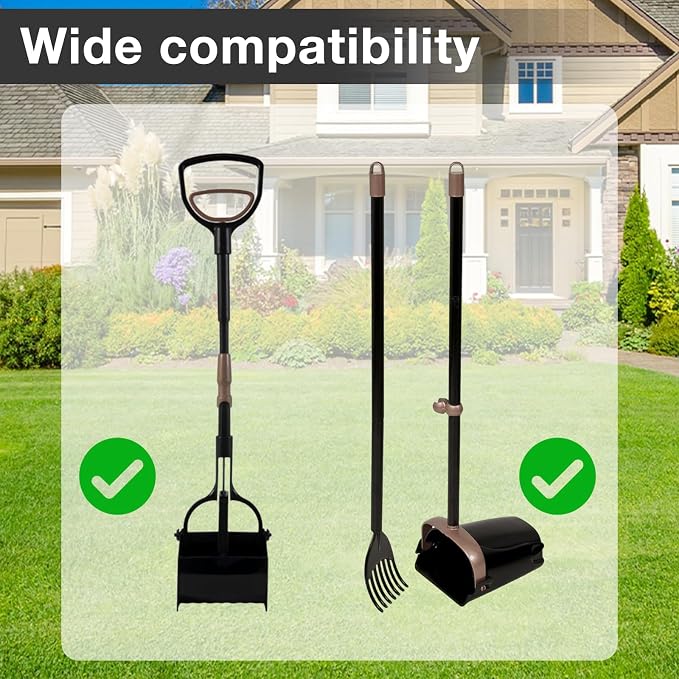100-Count Dog Waste Bags Compatible with Arm & Hammer,Dog Poop Bags with Easy-Tie Handles,Thickened Leak-Proof for Swivel Bin & Rake