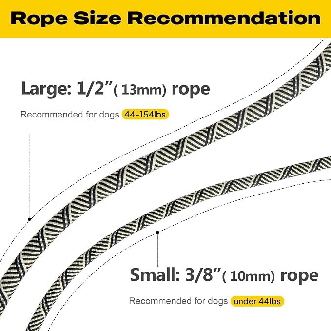 Fida Durable Slip Lead, 6 FT x 1/2" Heavy Duty Dog Loop, Comfortable Strong Rope Leash for Large, Medium Dogs, No Pull Pet Training Leash with Highly Reflective, Grey