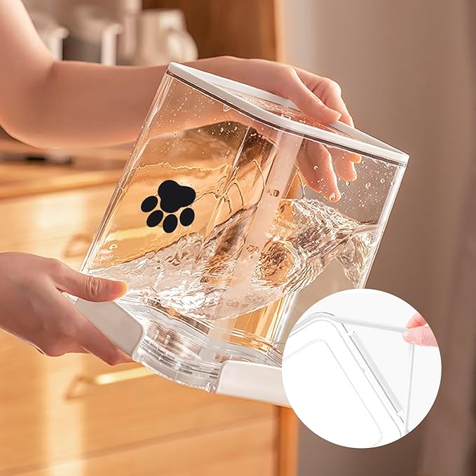 4L Dog Food Storage Container, 4L, White