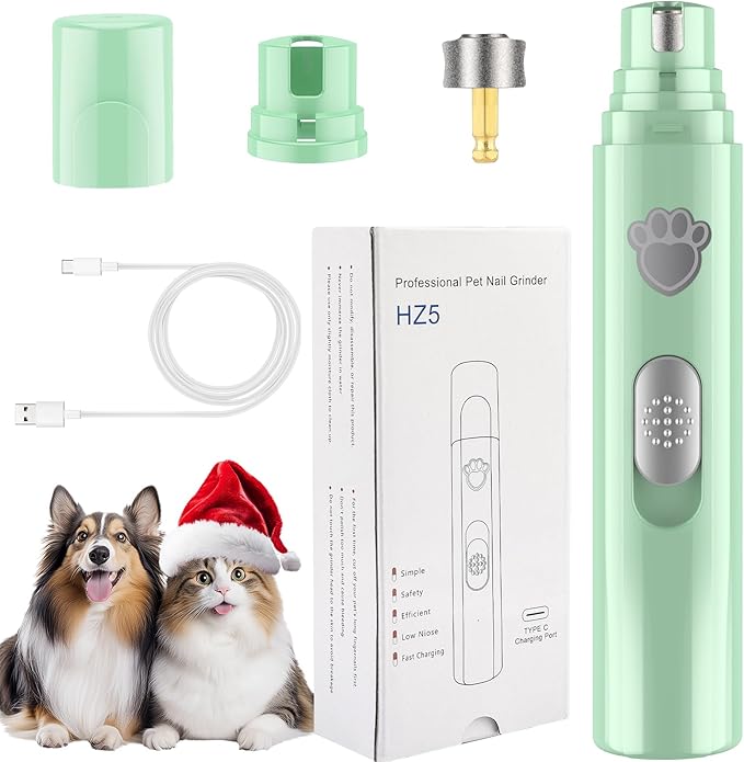 VIWIK 2-Speed Dog Nail Grinder, Upgrade Professional