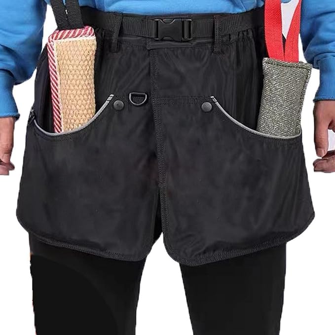MagiDeal Dog Handler Training Apron, Black, XL 100cm