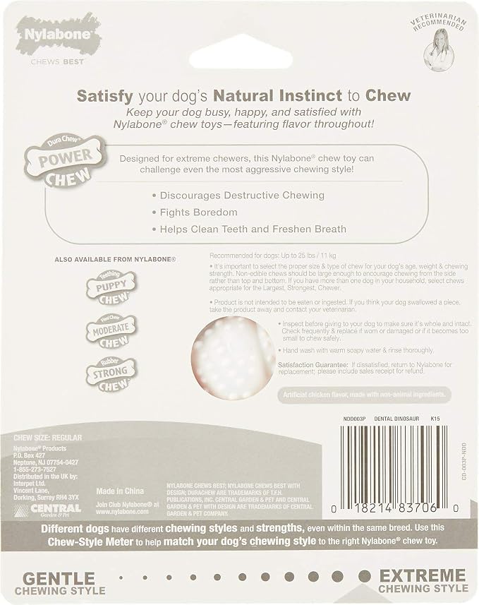 Nylabone Power Chew Dental Dino