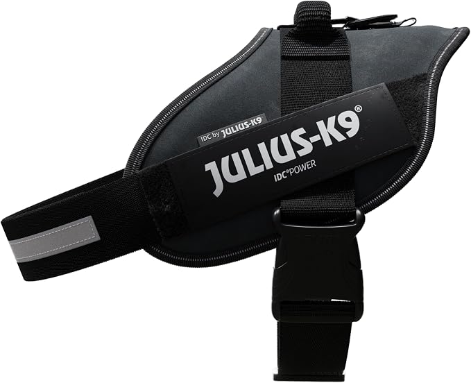 Julius-K9, 16IDC-ANT-2, IDC Powerharness, Dog Harness, Size: 2, Anthracite