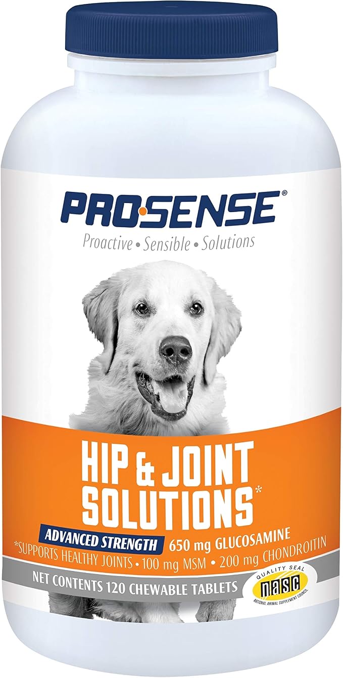 ProSense Advanced Strength for Dogs Glucosamine Chew Tablets 120 ct (Pack of 2)