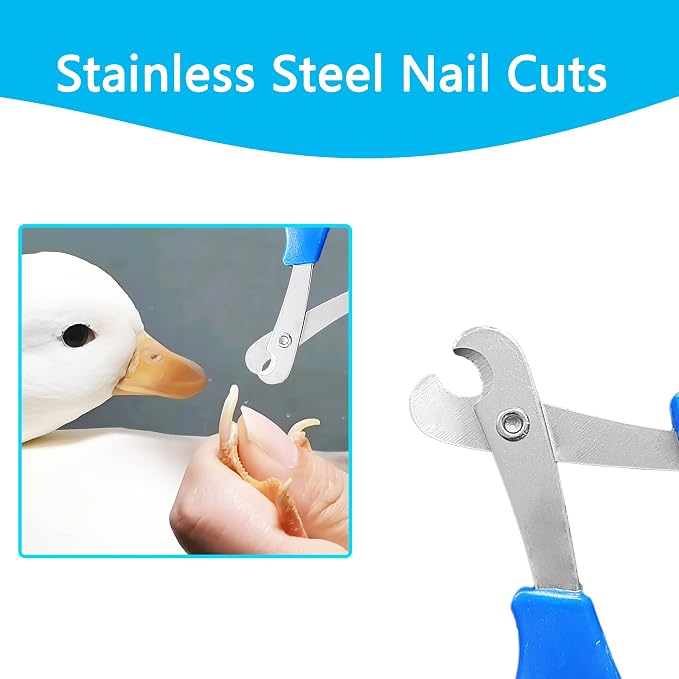 Call Duck Nail Clippers with Nail File, Stainless Steel