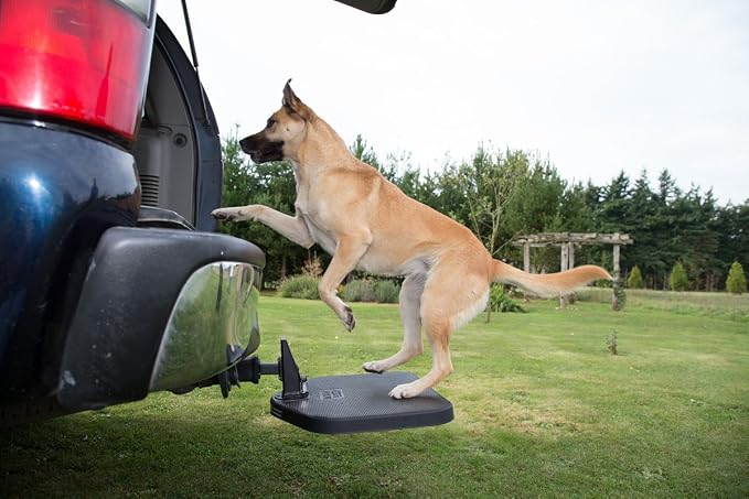 Heininger 3062 Portable PET Twistep Dog Hitch Step with Hitch Lock