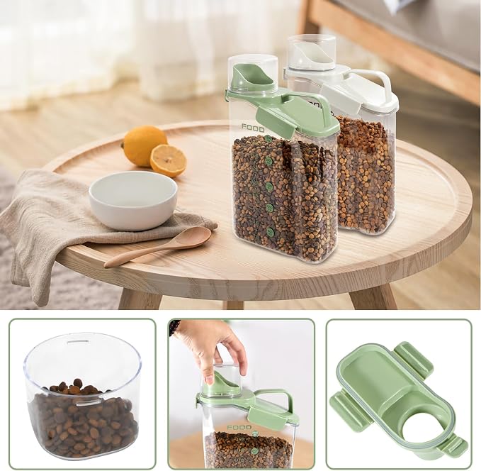 Dog Food Storage Container, Green