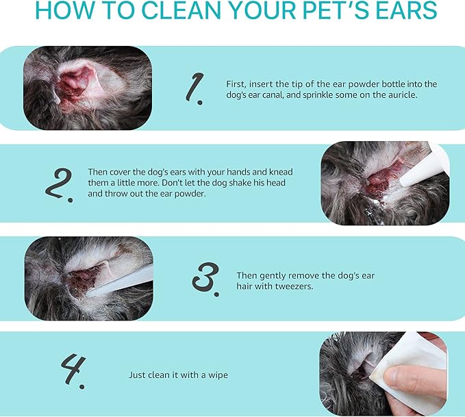 ALIVO Dog Ear Cleaning Powder, 30g