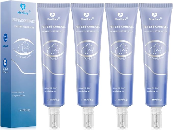 Pet Eye Cleansing Gel for Dogs & Cats, 4 Pack