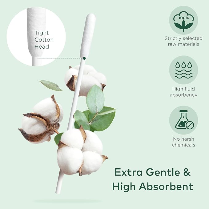 ARCA PET Cotton Swabs for Dogs and Cats, 100 Buds