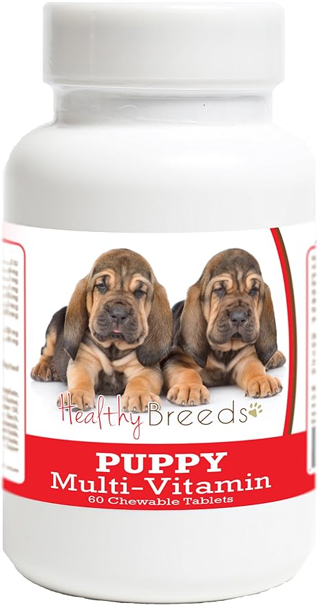 Healthy Breeds Bloodhound Puppy Dog Multivitamin Tablet 60 Count