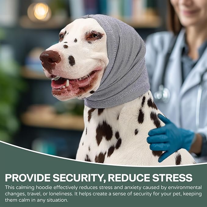 Dog Ear Muffs Warp Anxiety Relief/Noise Protection - Grooming - Thunder - Fireworks