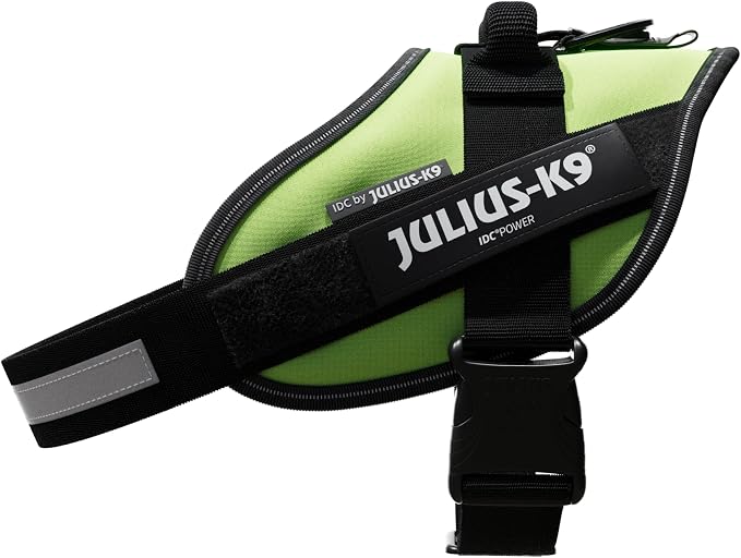 Julius-K9, 16IDC-NE-0, IDC Powerharness, Dog Harness, Size: 0, Neon Green
