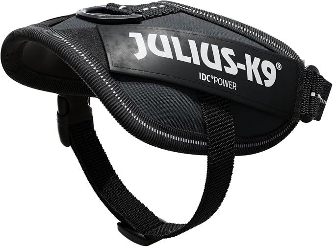 Julius-K9, 16IDC-ANT-B2, IDC Powerharness, Dog Harness, Size: Baby 2, Anthracite