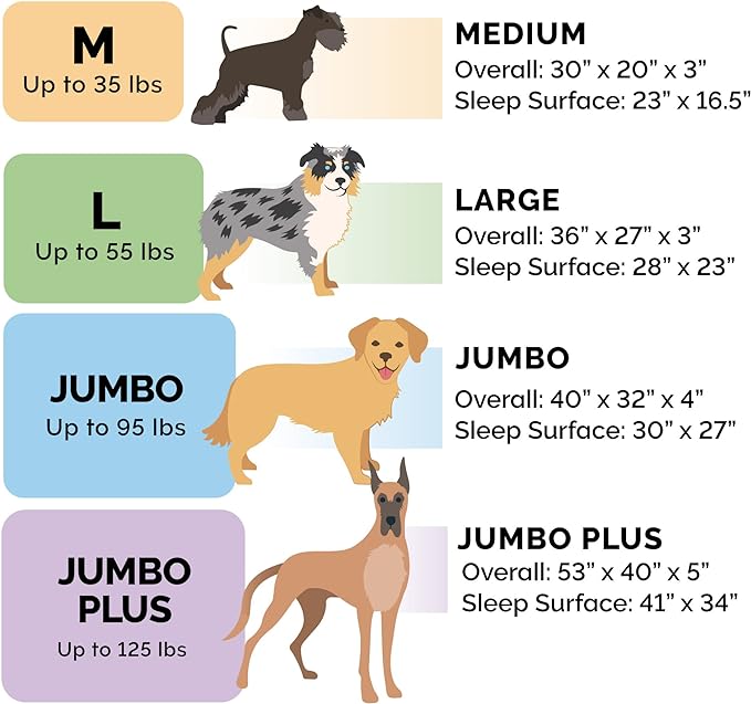 Furhaven Orthopedic Plush &amp; Suede Sofa Dog Bed - Jumbo Plus/XXL (up to 125 lbs), Almondine