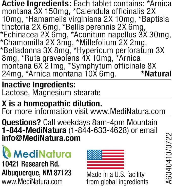 MediNatura Plant-Powered Pet Pain Relief Bundle T-Relief Pet Pain Tablets (90) + T-Relief Pet Arthritis (90) 12 Plant-Based Homeopathic Pain Relievers with Arnica - Support for Muscles, Joints + HIPS