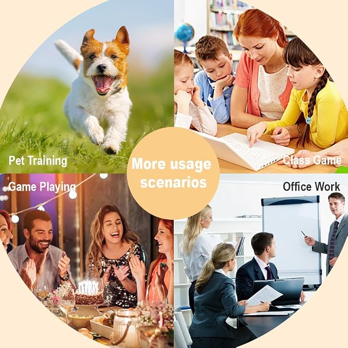 Dog Buttons for Communication, 4 Pcs, with Stickers