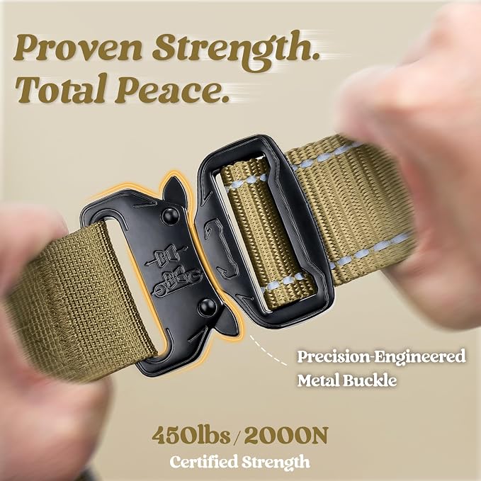 rabbitgoo Tactical Dog Harness for Small, Heavy Duty Military No Pull Vest | Sturdy Metal Buckles, 5 Adjustments, Molle System, Powerful Pullers for Training, Hunting, Outdoor, Brown Reflex, Small