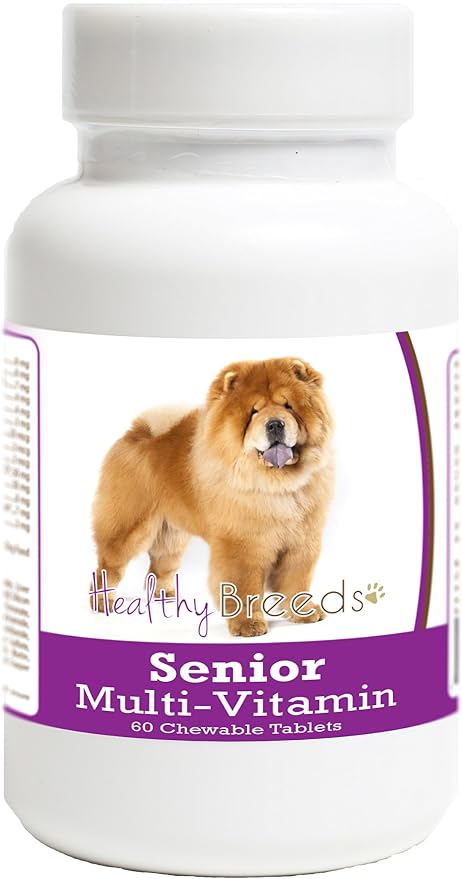 Healthy Breeds Chow Chow Senior Dog Multivitamin Tablets 60 Count