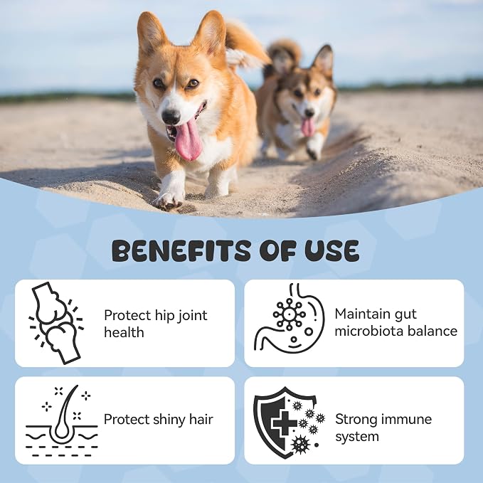25-in-1 Dog Multivitamin Supplement, Rich in Various Vitamins, Helps Maintain Healthy Leg Joints, Skin, and Coat, Promoting Overall Health. Chicken Flavored chewable Tablets, 30 Tablets
