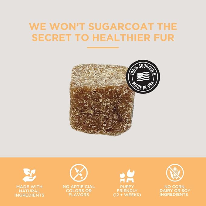 Natural Rapport Dog Skin & Coat Chews, Salmon Oil & Omegas 3-6-9, 120ct