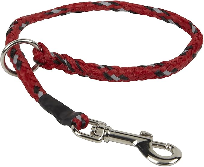 EzyDog Standard 24-Inch Rope Dog Leash Extension - 24”, Red | Reflective Trim for Nighttime Safety, Add 2 for Walking 2 Dogs Tangle Free with Our Cujo Leashes