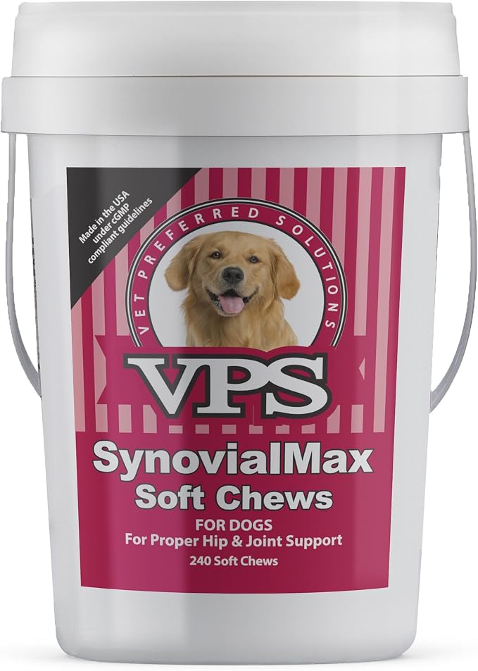 VPS SynovialMax Hip & Joint Soft Chews for Dogs - 240 count