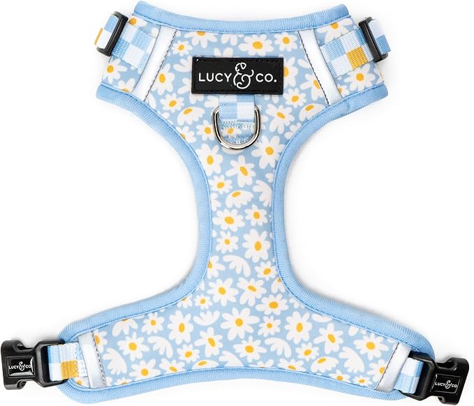 Lucy & Co. The Simply Splendid No-Pull Dog Harness - Size Medium - Vest to Stop Pulling & Walk Easy - Comfortable Leash Training Product w/Adjustable Chest & Neck Straps