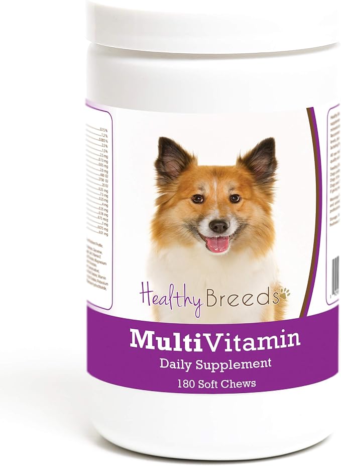 Healthy Breeds Icelandic Sheepdog Multivitamin Soft Chew for Dogs 180 Count