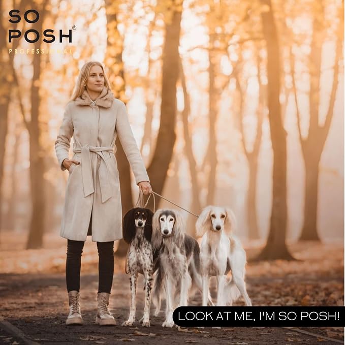 So Posh I’m So Silky Rinse-Off Dog Conditioner - with Silk Protein, Perfect for Drop-Coats Like Maltese & Shih Tzu, Smooth & Anti-Static Result, Silicone & Paraben Free Free, 1:10 Concentrate 8.4 Oz