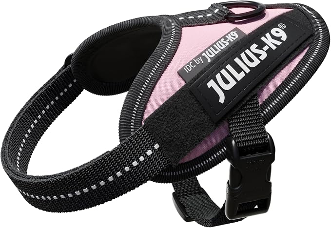 Julius-K9, 16IDC-PN-B1, IDC Powerharness, Dog Harness, Size: Baby 1, Pink