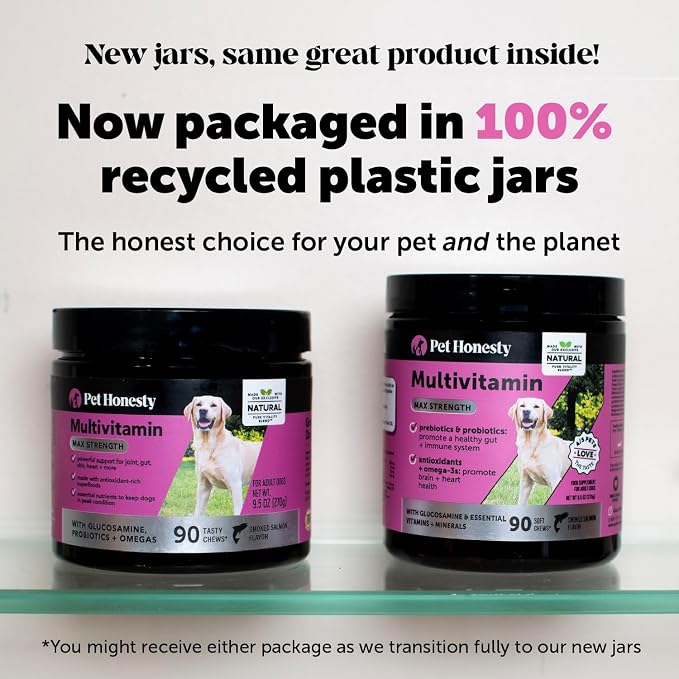 Dog Multivitamin Max Strength + Dental Powder Virtual Bundle for Teeth Cleaning & Plaque Removal, 15 in 1 Health Supplement for Skin, Coat, and Immune Support