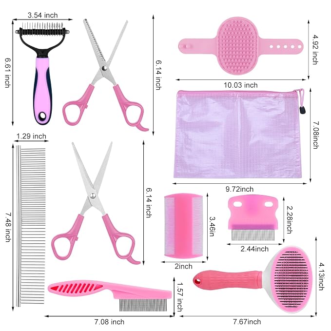 Complete Pet Grooming Solution by Dog, 9-Pack