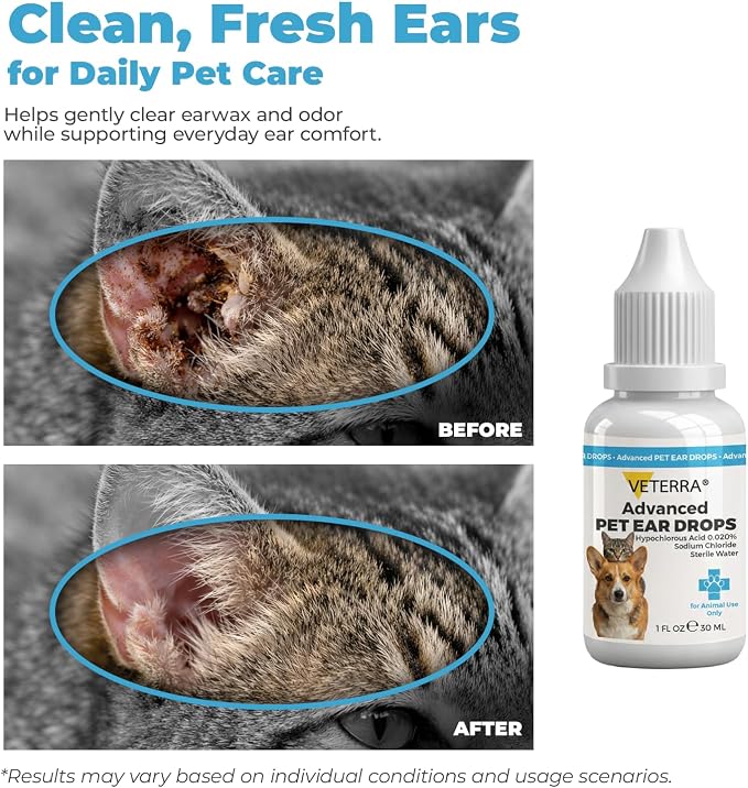 Dog and Cat Ear Cleaning Solution, 1oz