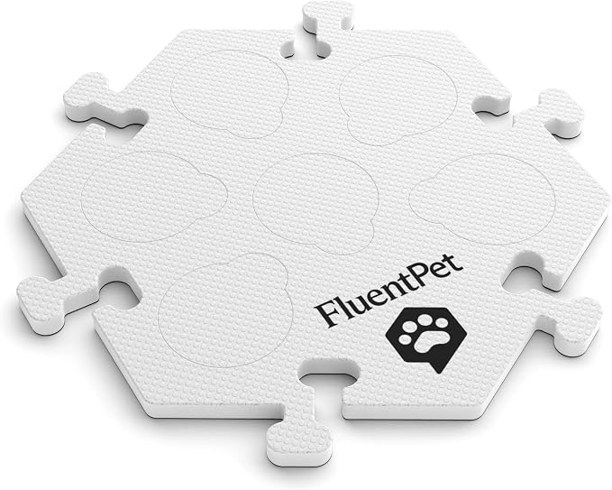 HexTile Dog & Cat Button Learning Kit, White