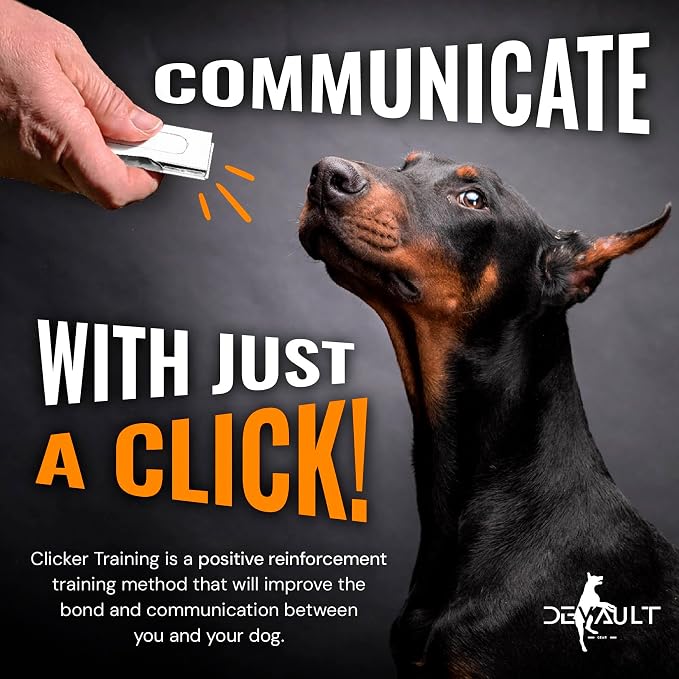 Metal Clickers for Dog Training, White, 1 Unit