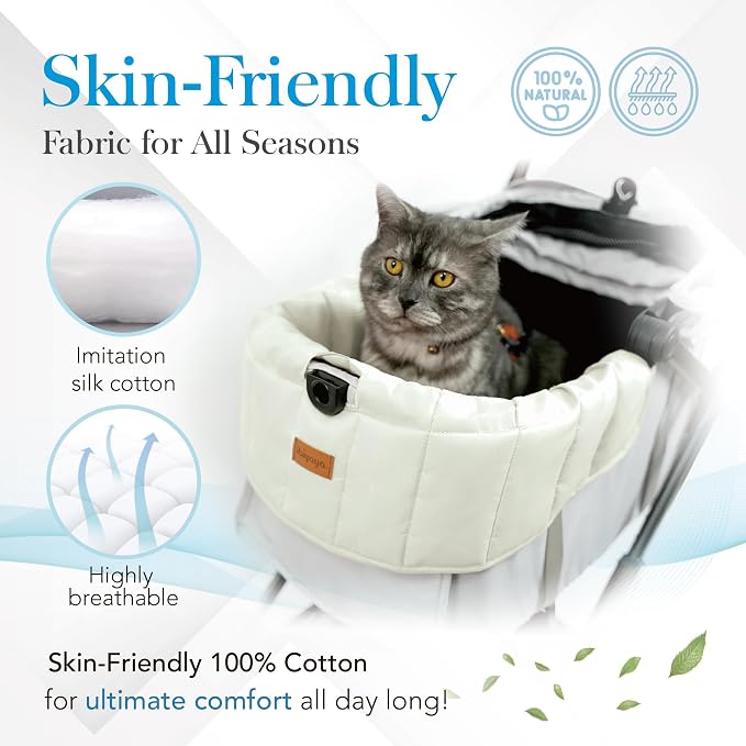 ibiyaya All-Season Pet Stroller Cushion - Thames Green (L)