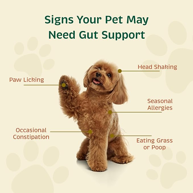 Spirited Paw Probiotic + Gut Health, 90 Capsules