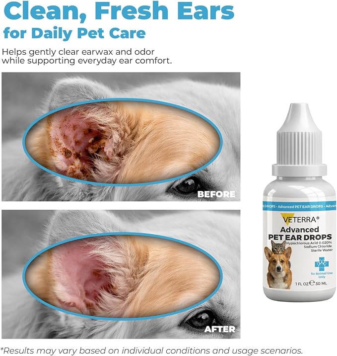Dog and Cat Ear Cleaning Solution, 1oz