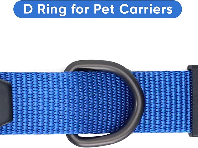 Pawtitas Dog Seat Belt | Pet Safety Seat Belt with Adjustable Strap for Small to Large Dogs | Exceeds Dog Safety Standards | Keep Your Dog Secure in The Car - Blue Car Seat Belt for Dogs