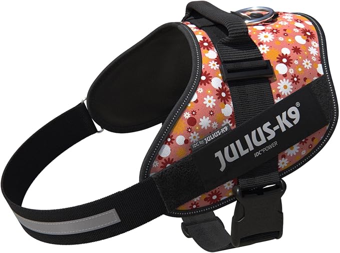 IDC Powerharness, Size: 2XL/3, Pink Flowers