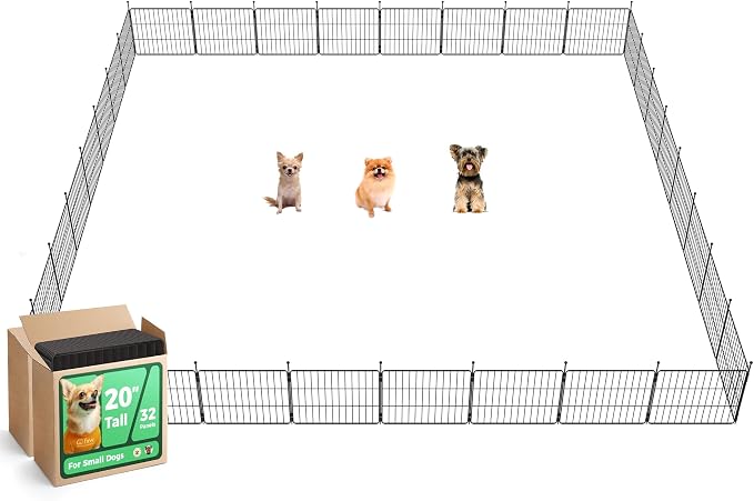 FXW MiniPaws Unleashed Dog Playpen, 20in 32 Panels