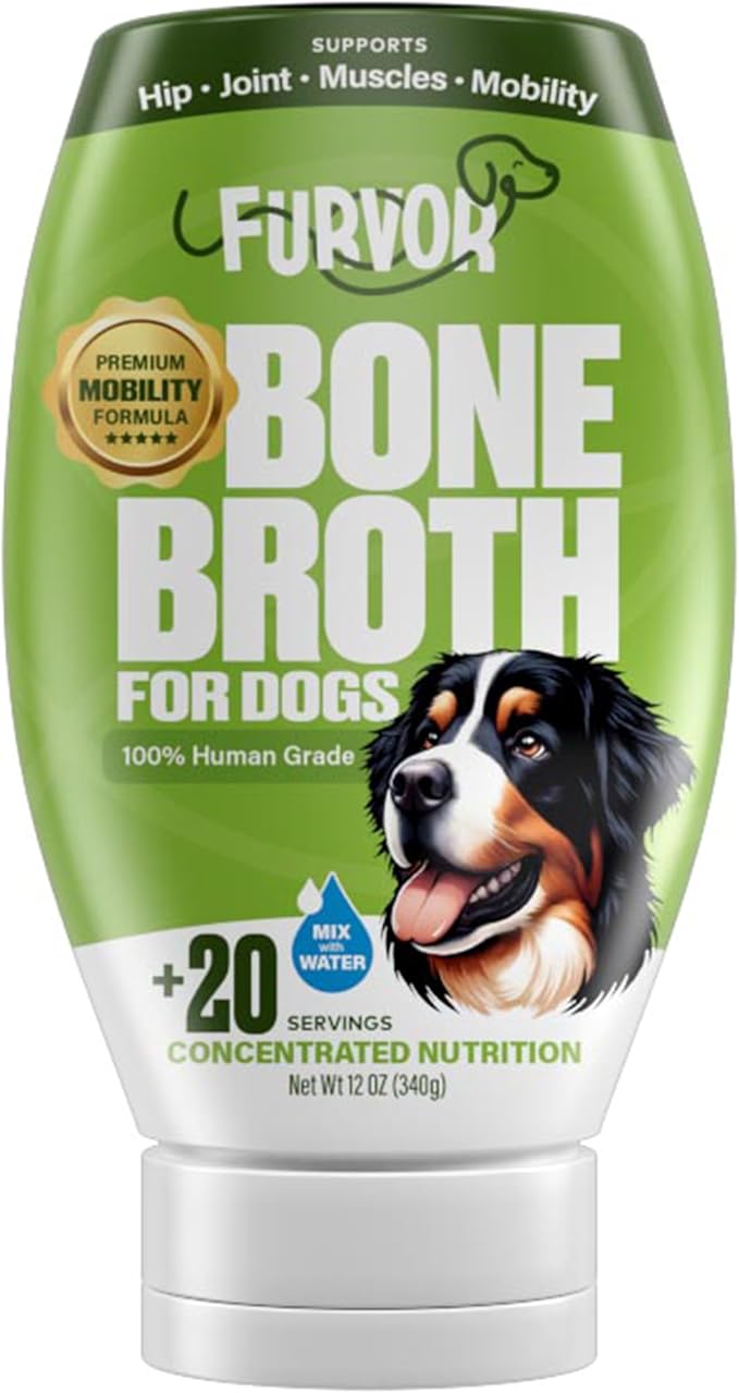 Furvor Beef Mobility Support Bone Broth Concentrate for Dogs - 12oz, 20 Servings